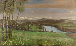Das Rheintal bei Säckingen von Hans Thoma