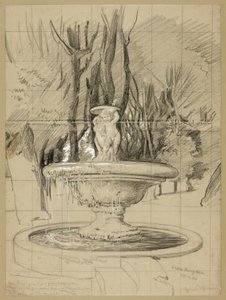 Brunnen mit Putti im Garten der Villa Borghese