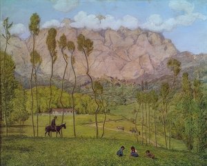 Landschaft bei Carrara