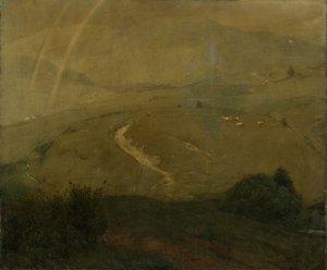 Regen im Schwarzwald von Hans Thoma