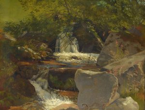 Schwarzwaldbach von Hans Thoma