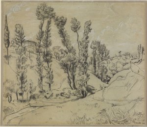 Tal bei Siena von Hans Thoma