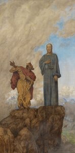 Versuchung Christi von Hans Thoma