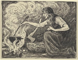 Hexenküche von Hans Thoma