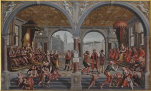 Iustitia und Iniustitia von Hans Vredeman de Vries