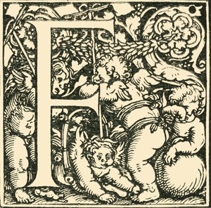 F - Ein Alphabet von Hans Weiditz, ca. 1520-1521, 1908 von Hans Weiditz