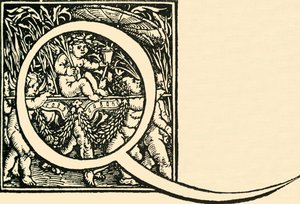 Q - Ein Alphabet von Hans Weiditz, ca. 1520-1521 von Hans Weiditz