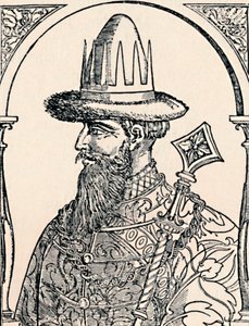 Der Zar Iwan der Schreckliche, 1590, 1903 von Hans Wengel