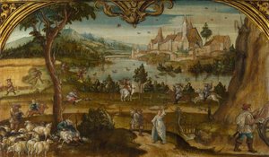 Sommer, ca. 1525 von Hans Wertinger von