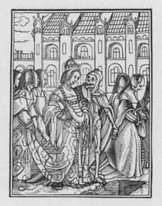 Holbeins Totentanz: Die Kaiserin von Hans after Holbein the Younger