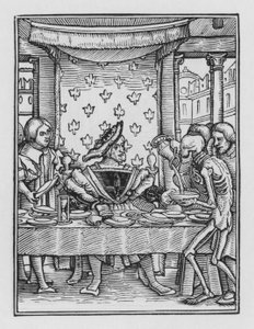 Holbeins Totentanz: Der König von Hans after Holbein the Younger