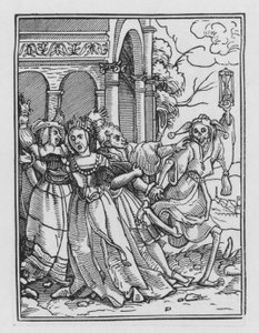 Holbeins Totentanz: Die Königin von Hans after Holbein the Younger