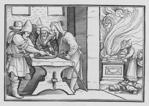 Josia lässt ein feierliches Passahfest abhalten, 2 Chroniken XXXV, 1 von Hans after Holbein the Younger