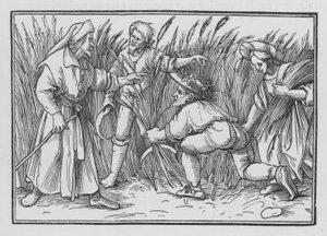 Ruth sammelt Ähren auf den Feldern von Boas, Ruth II, 5 von Hans after Holbein the Younger