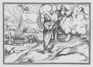 Die Brandopfer, Levitikus 1, 2 von Hans after Holbein the Younger