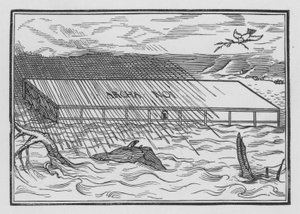 Die Sintflut, Genesis VII, 23 von Hans after Holbein the Younger