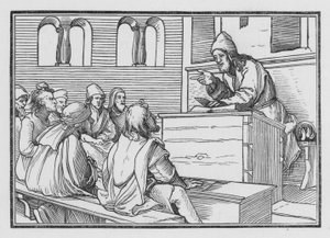 Die Prophezeiung von Amos, Amos I, 1 von Hans after Holbein the Younger