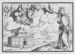 Die Vision von Jesaja, Jesaja VI, 6 von Hans after Holbein the Younger