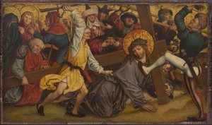 Christus trägt das Kreuz von Hans or Johan Maler