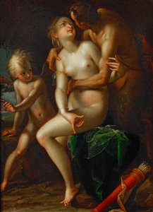 Jupiter, Antiope und Amor