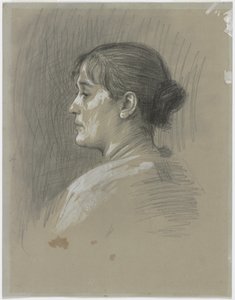 Porträt von Klara Bruckmann von Hans von Marées