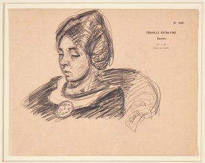Die Schwester des Künstlers, Anna Giersing von Harald Giersing