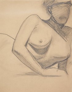 Liegendes weibliches Modell