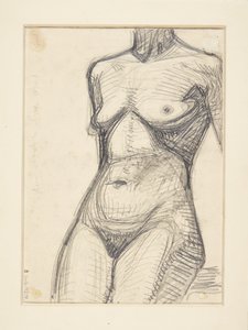 Torso eines weiblichen Modells von Harald Giersing