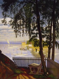 Sommersonntag in der Nærsnes-Bucht von Harald Oscar Sohlberg