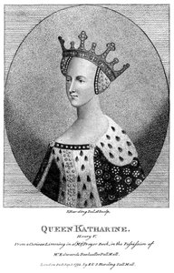 Katharina von Valois 1401-1437, Königin von König Heinrich V., 1792