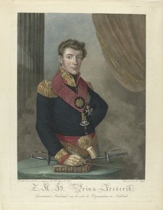 Porträt von Prinz Friedrich der Niederlande (1797-1881)