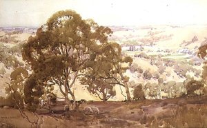 Landschaft von Harold Brocklebank Herbert