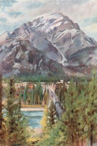 Cascade Mountain, Banff von Harold Copping