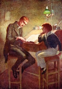 David Copperfield und Uriah Heep, Illustration für 