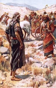 Elia und Ahab von Harold Copping