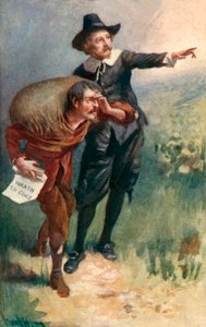 Evangelist zeigt den Weg von Harold Copping