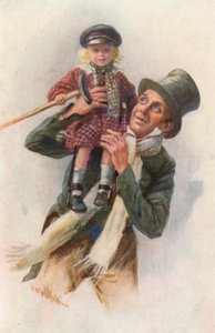 Illustration zu Ein Weihnachtslied von Charles Dickens von Harold Copping