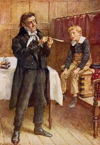 Mr. Wackford Squeers und der neue Schüler, Illustration für 