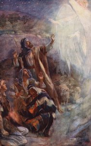 Neues Testament: Die Hirten von Bethlehem von Harold Copping