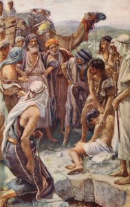 Altes Testament: Der Verkauf von Joseph von Harold Copping