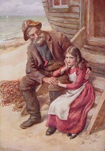 Peggotty und kleine Emily, Illustration für 