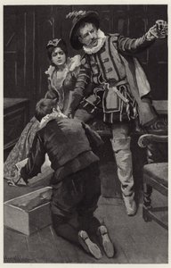 Petruchio begann erneut zu toben und sagte, die Mütze sei in einer Schüssel geformt