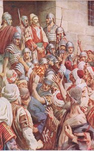 St. Paulus in Jerusalem, Illustration aus Harold Copping Bilder: Die Kronen-Serie, ca. 1920er von Harold Copping