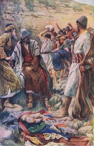 Der Tod des Stephanus, Illustration aus Harold Copping Bilder: Die Kronen-Serie, ca. 1920er