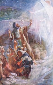 Die Hirten von Bethlehem, Illustration aus Harold Copping Bilder: Die Kronenserie, ca. 1920er Jahre