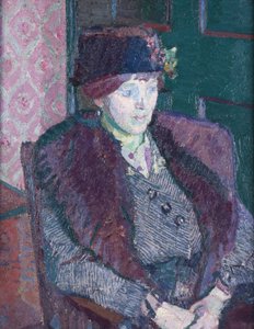 Porträt von Mrs. Victor Sly, ca. 1914-15 von Harold Gilman
