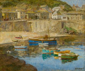 Mousehole Hafen, ca. 1920