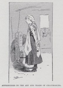 Lehrling in der Kunst und dem Handwerk der Kettenherstellung von Harold Hume Piffard
