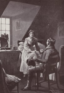 Illustration zu Vanity Fair von William Makepeace Thackeray (Lithografie) von Harold Hume Piffard