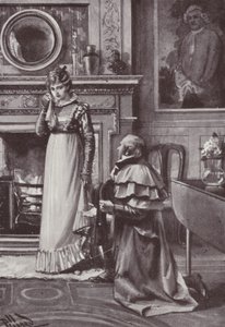 Illustration zu Vanity Fair von William Makepeace Thackeray (Lithografie) von Harold Hume Piffard
